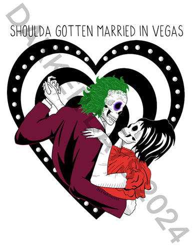 Married In Vegas Print