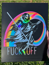 Fuck Off Holographic Print