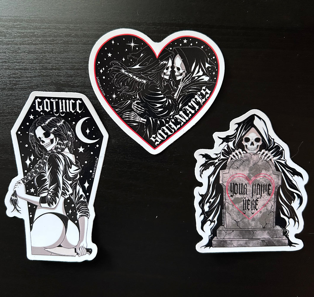 3pc. Sticker Set