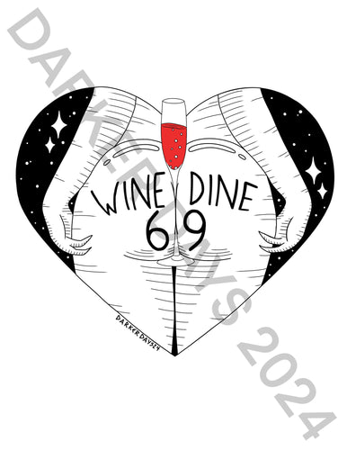 Wine Dine 69 Print