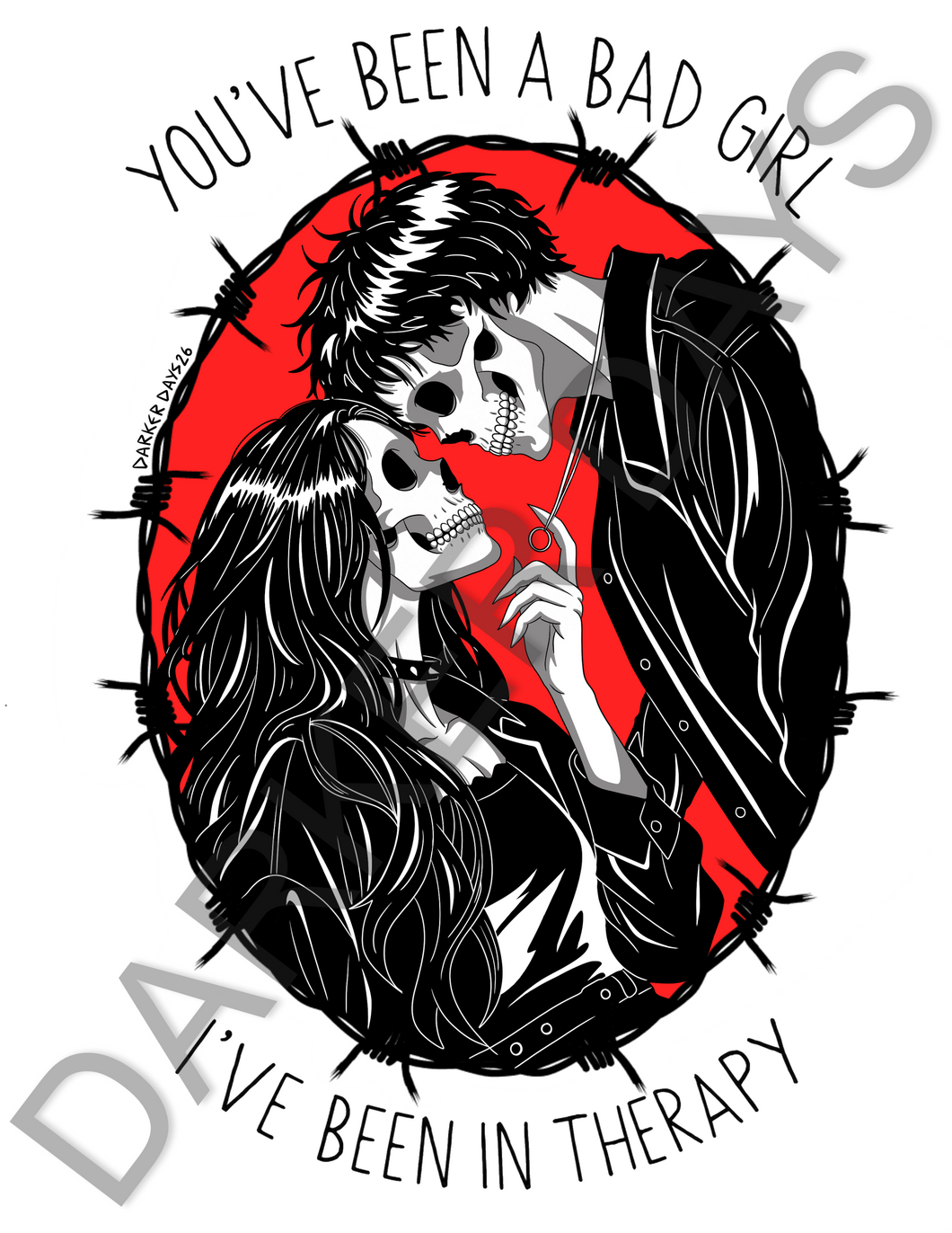 Bad Girl Print