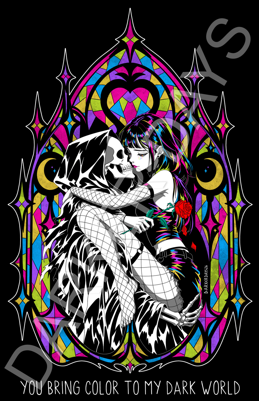 Bring Color To My Dark World Poster