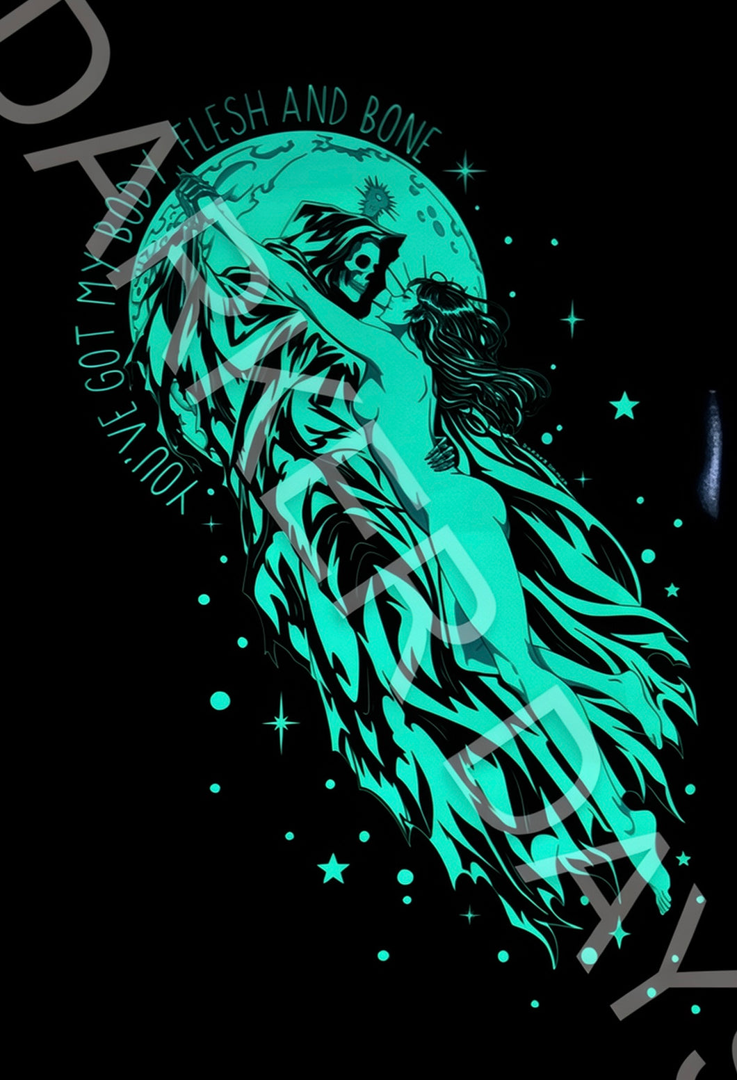 Flesh & Bone Glow in the Dark Poster