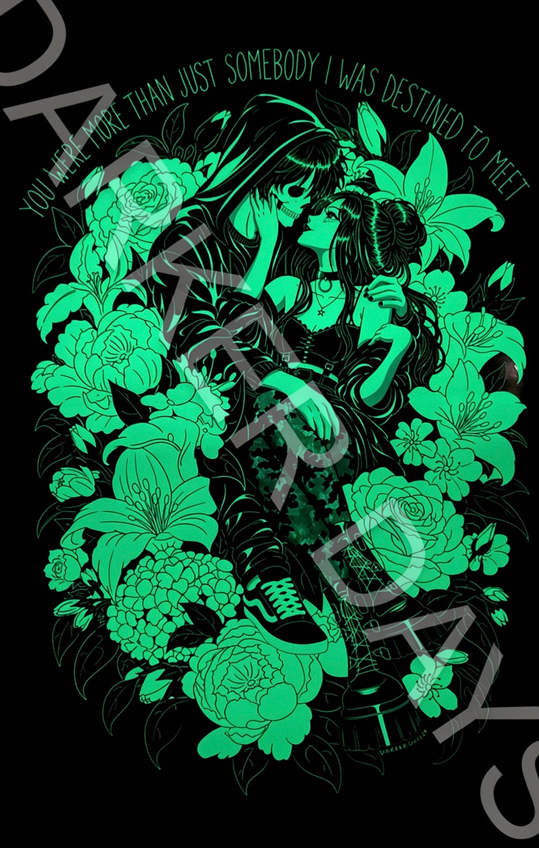 Somebody I Was Destined to Meet Glow in the Dark Poster