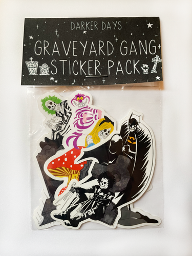 Graveyard Gang Sticker Pack 3pc.