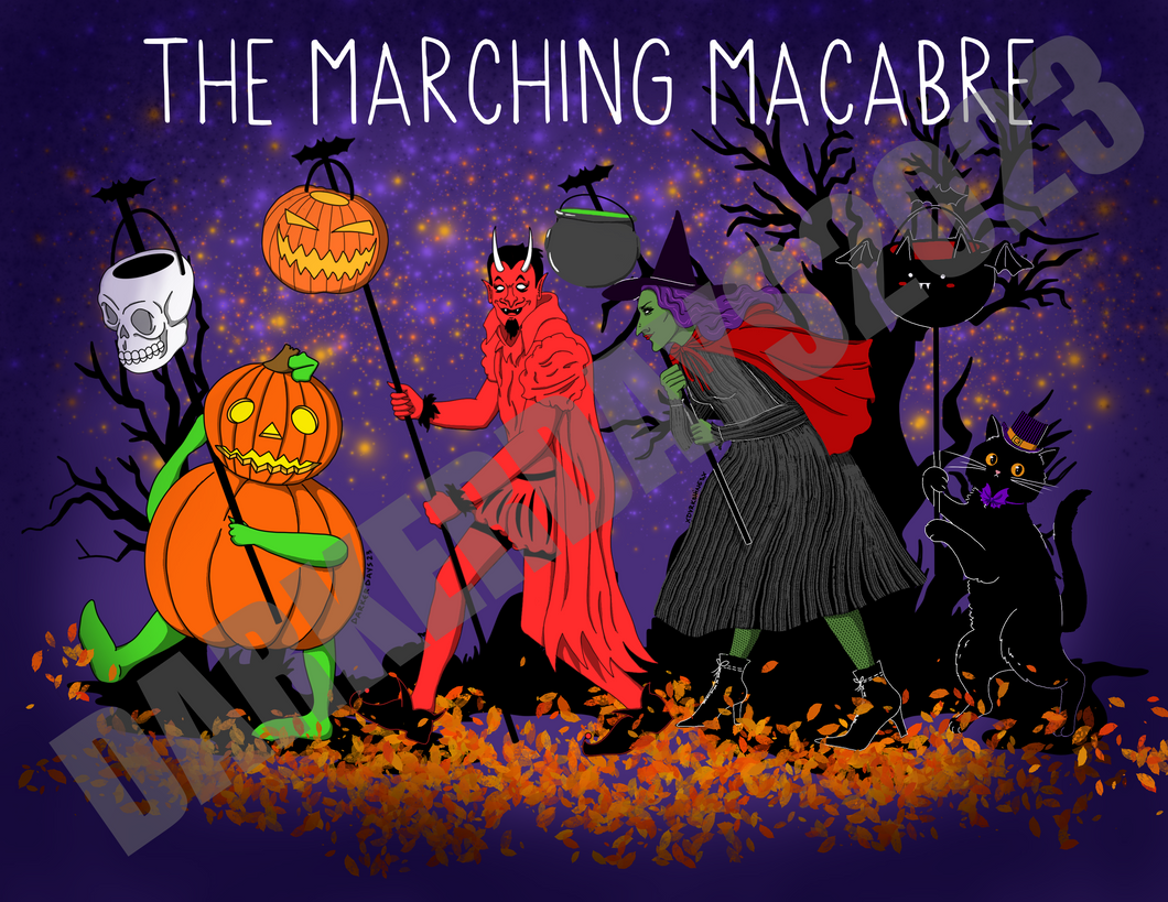 The Marching Macabre Print