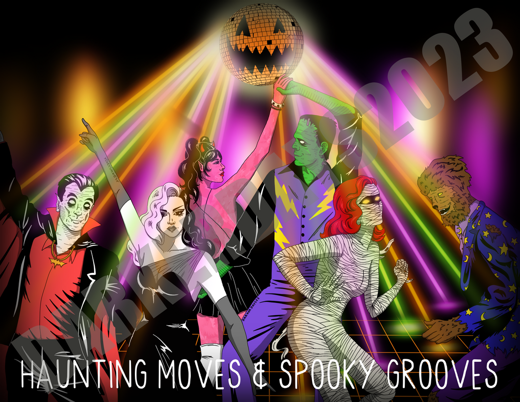 Haunting Moves & Spooky Grooves Print