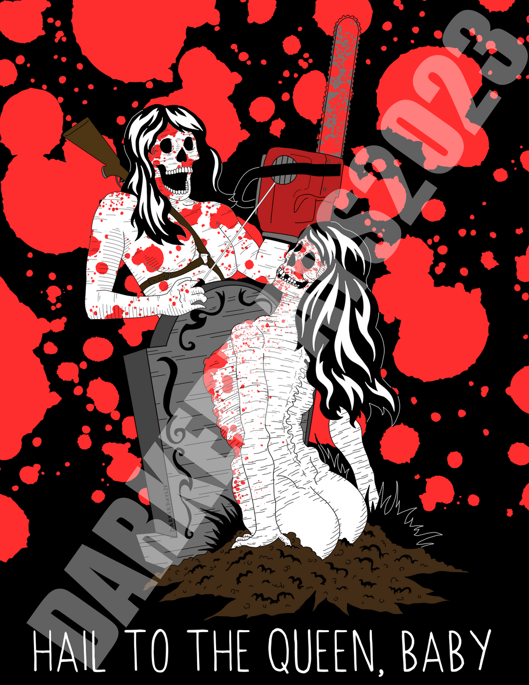 Hail To The Queen Print
