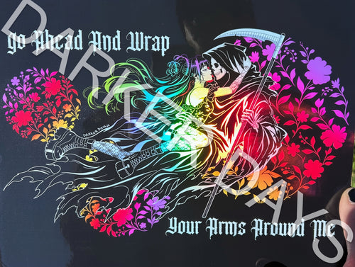 Wrap Your Arms Around Me Holographic Print