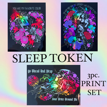 3pc. Holographic Sleep Token Print Set