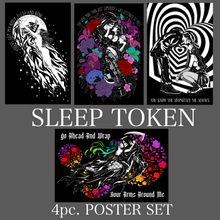 4pc. Sleep Token Poster Set