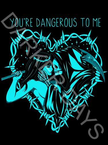 Dangerous to Me Glow in the Dark Print