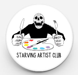 Starving Artist Club Pin