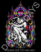 Bring Color to my Dark World Holographic Print