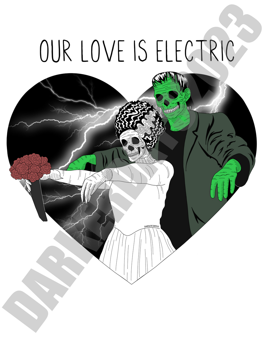 Our Love is Electric Print