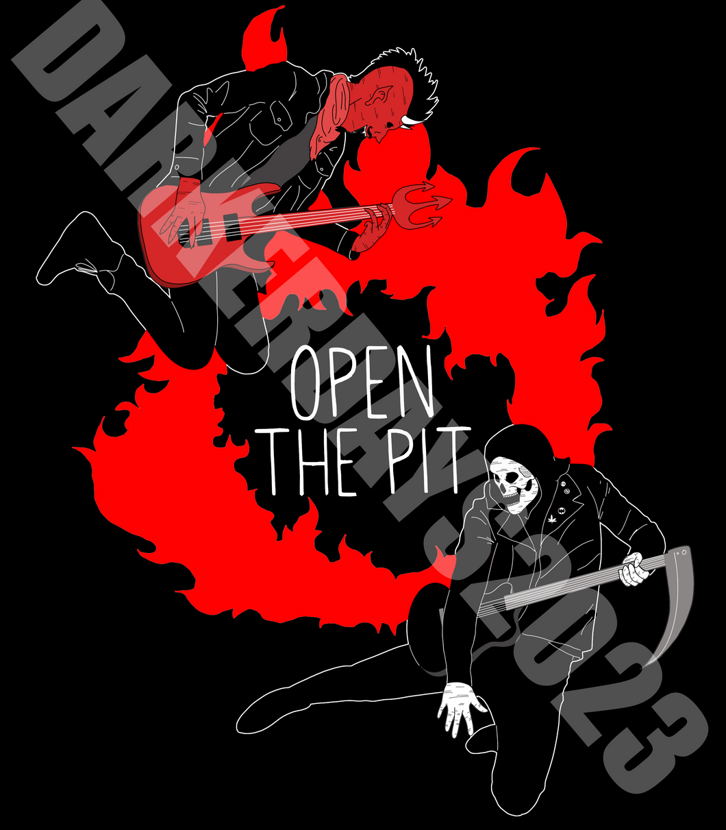 Open The Pit Print