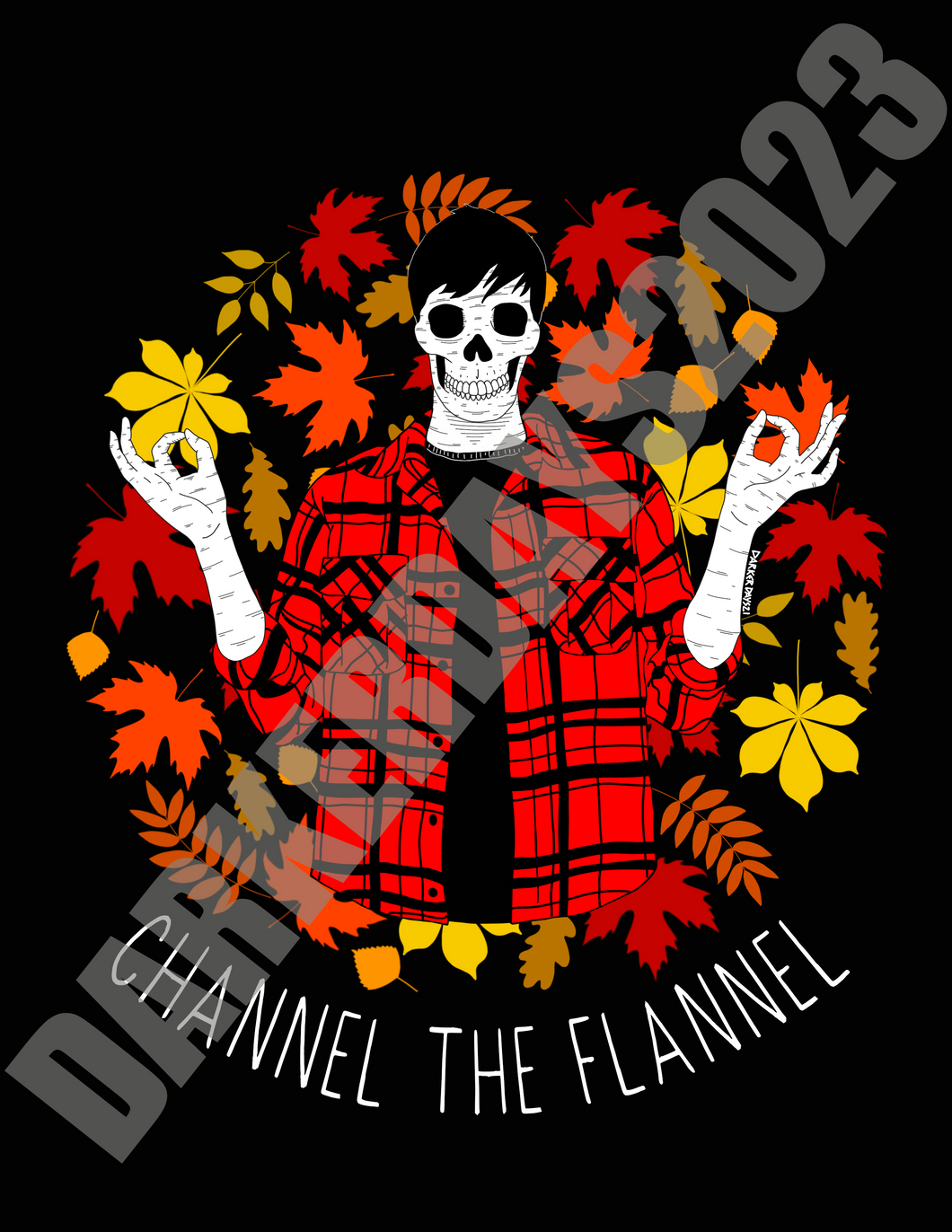 Channel The Flannel Print