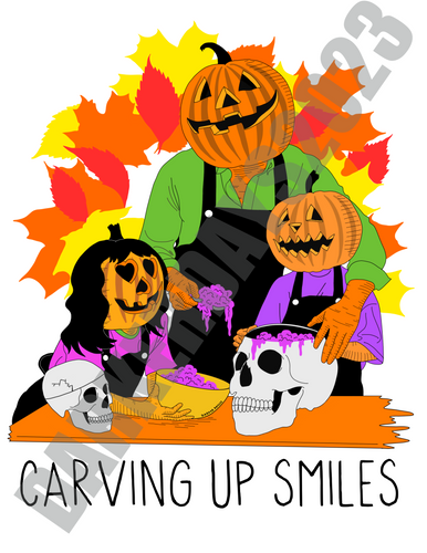 Carving Up Smiles Print