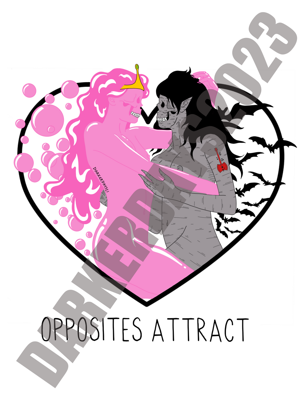 Opposites Attract Print