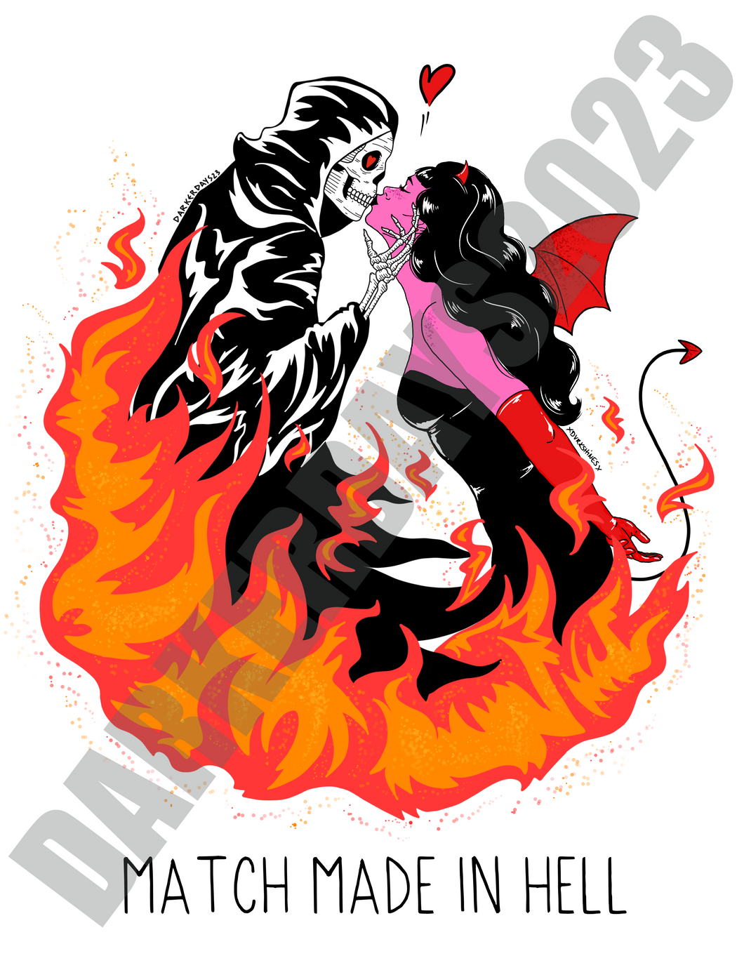Match Made In Hell Print Collab w/@dvrkshines