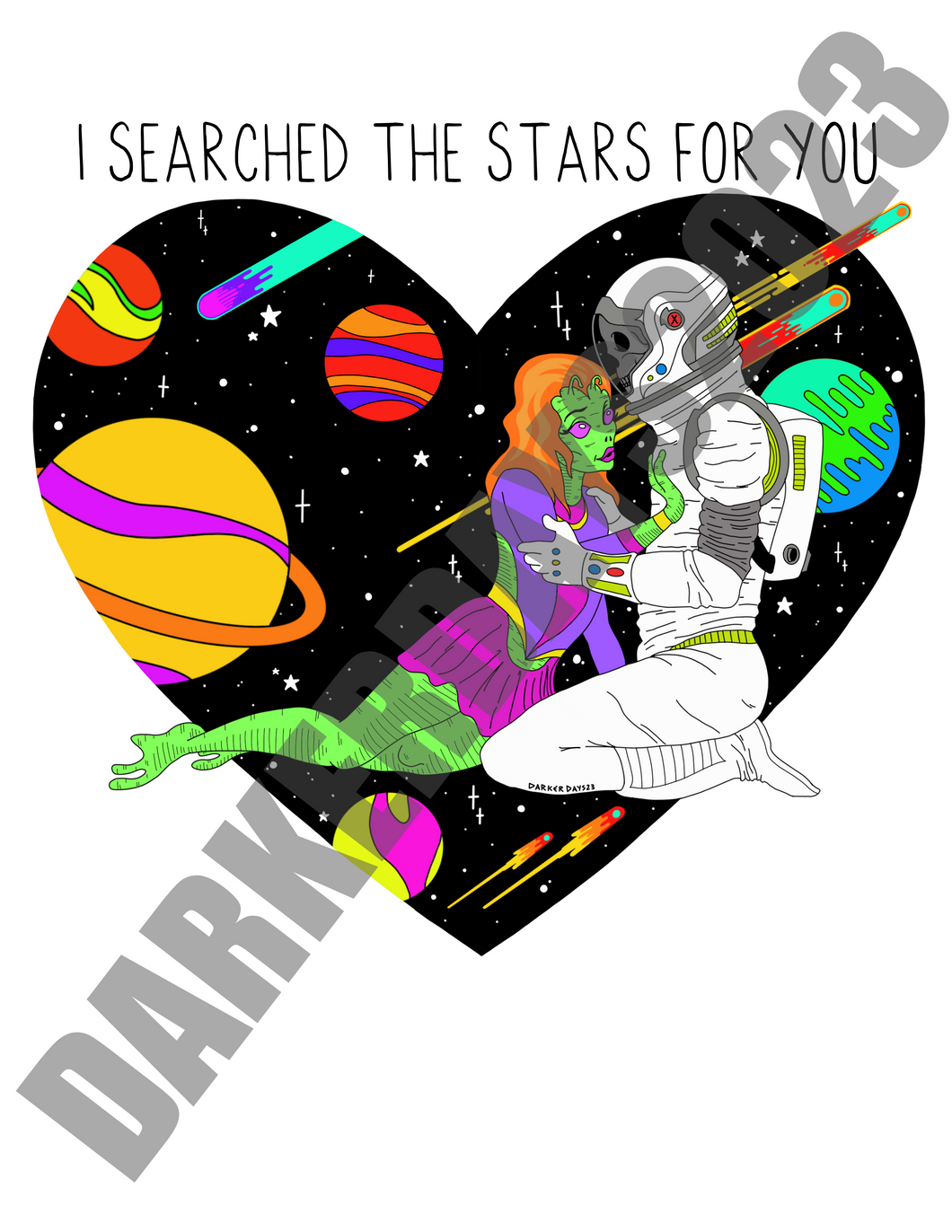 Searched The Stars Print