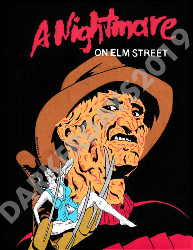 Nightmare On Elm Street Original Illustration Illustrations