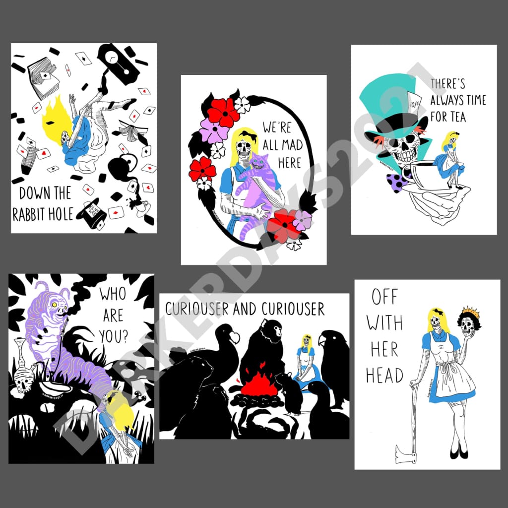 Alice In Wonderland Print Package