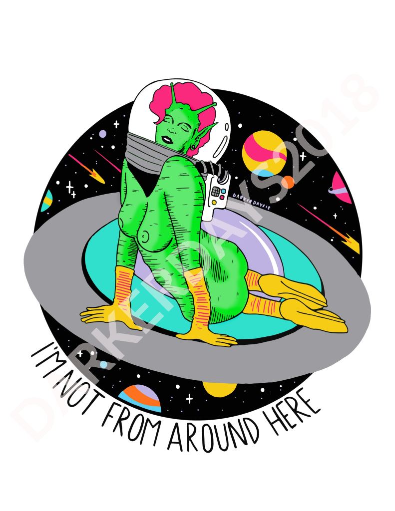 Not From Around Here Print Prints