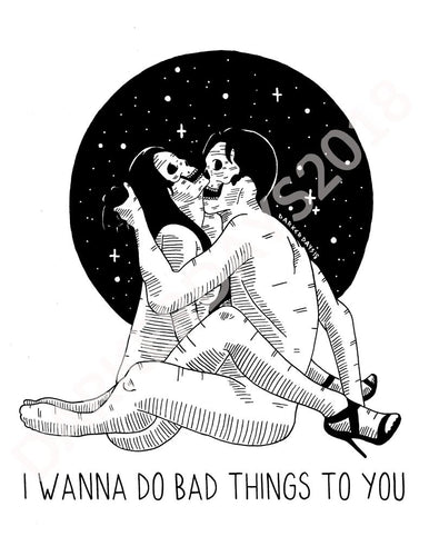 Bad Things Print Prints