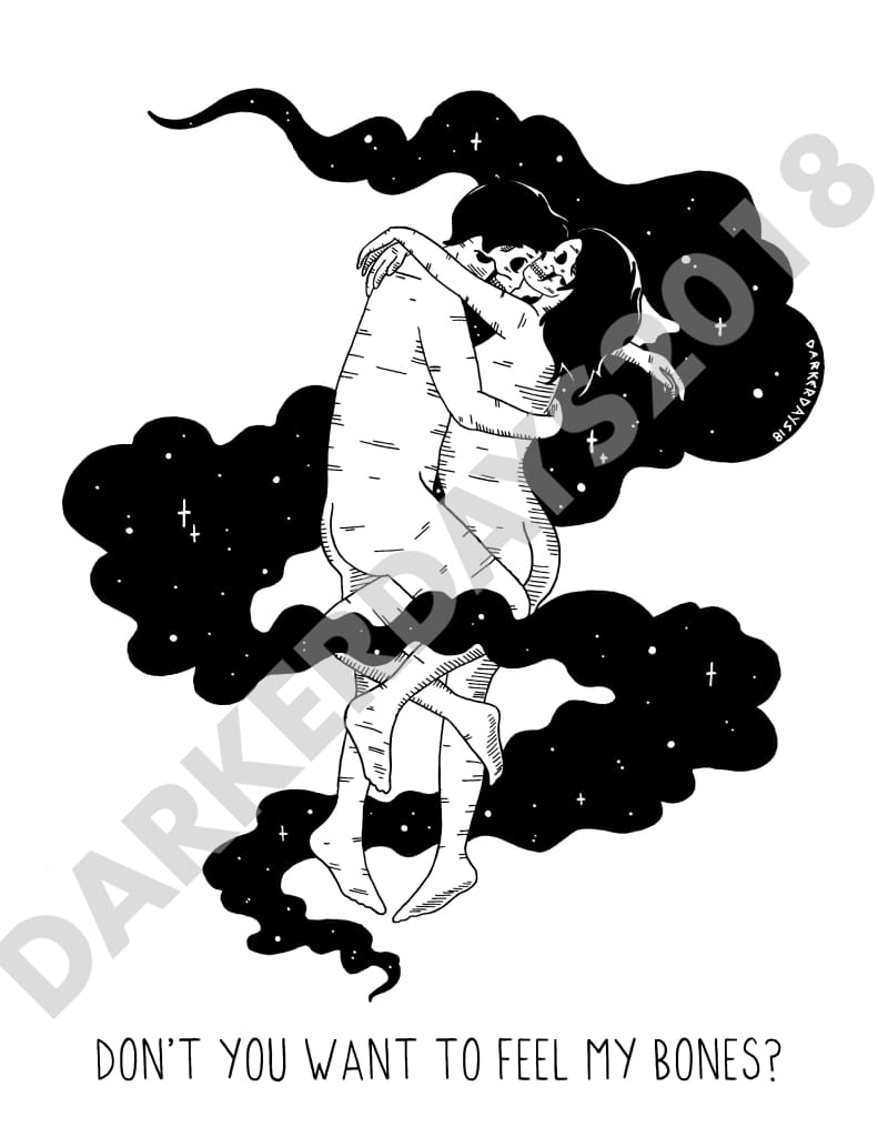 Feel My Bones Print Prints