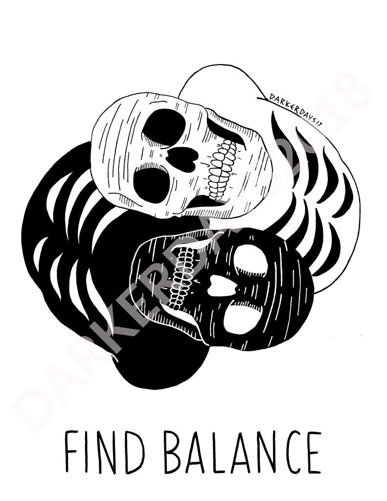 Find Balance Print Throwback Prints