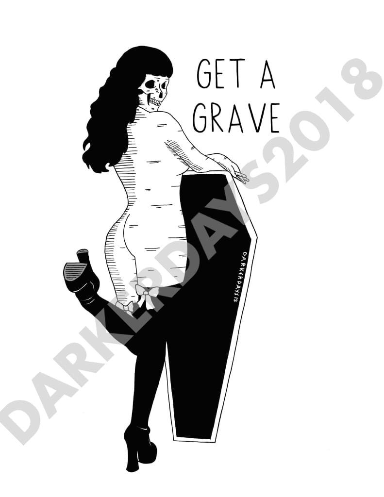 Get A Grave Print Prints