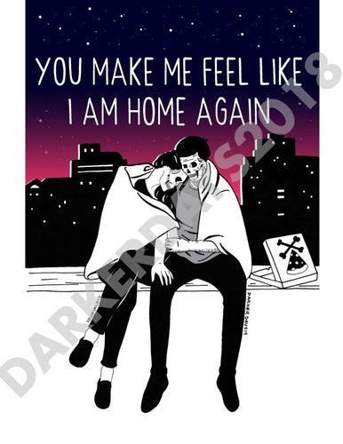 Home Again Print Collab W/@dvrkshines Prints