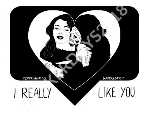 I Really Like You Print Throwback Prints
