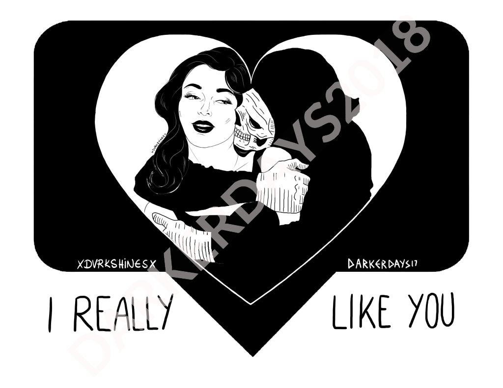 I Really Like You Print Throwback Prints