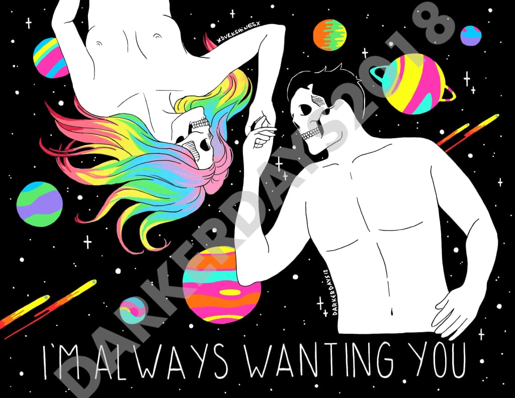 Im Always Wanting You Print Collab W/@dvrkshines Prints