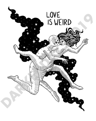 Love Is Weird Print Throwback Prints
