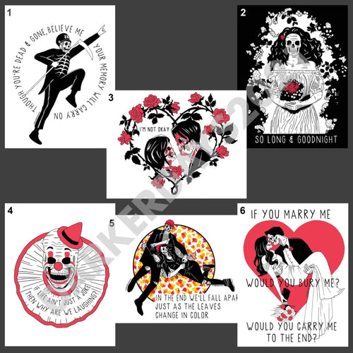 My Chemical Romance 3pc. Custom Print Package