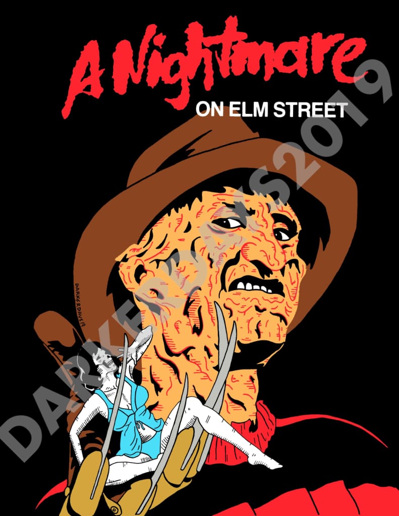 Nightmare On Elm Street Print Prints