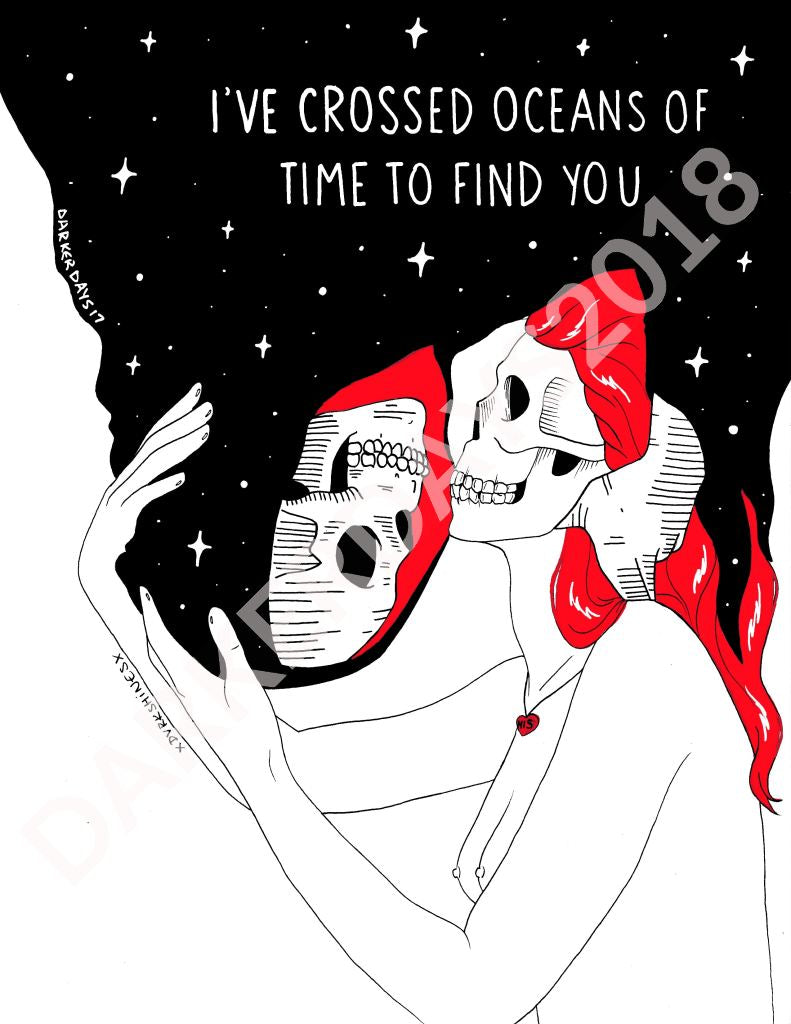 Oceans Of Time Print Throwback Prints
