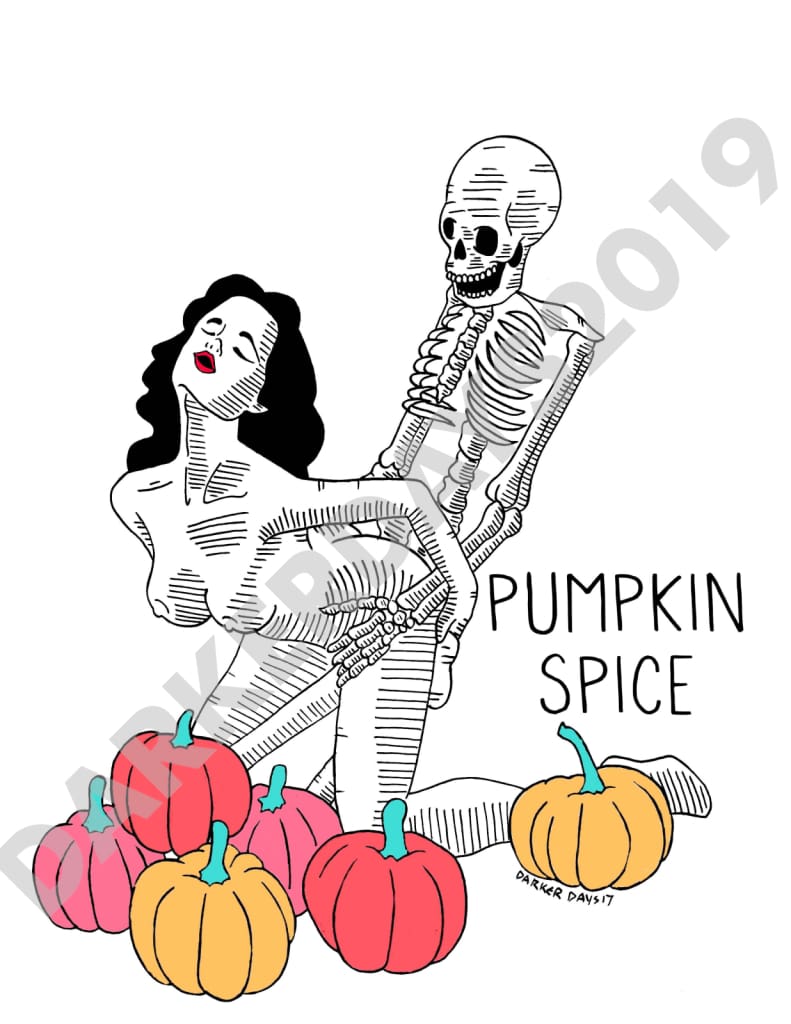 Pumpkin Spice Print Throwback Prints