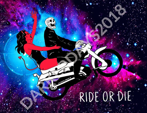 Ride Or Die Print Throwback Prints