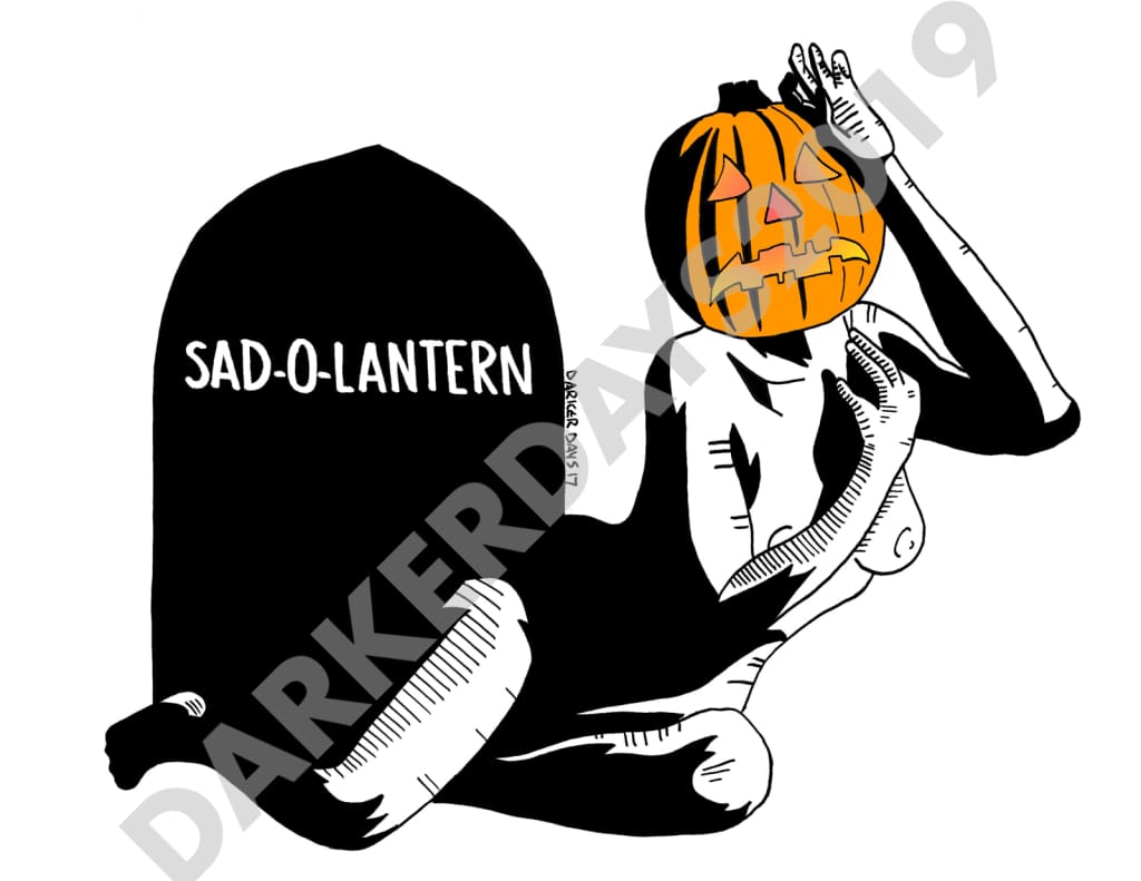 Sad-O-Lantern Print Throwback Prints
