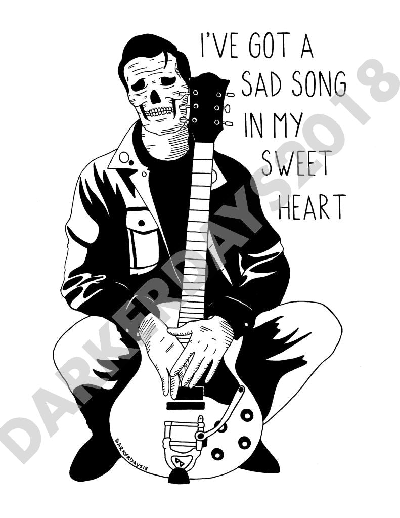 Sad Song Print Prints