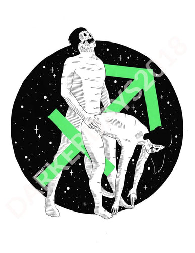 Sagittarius Original Illustration Illustrations