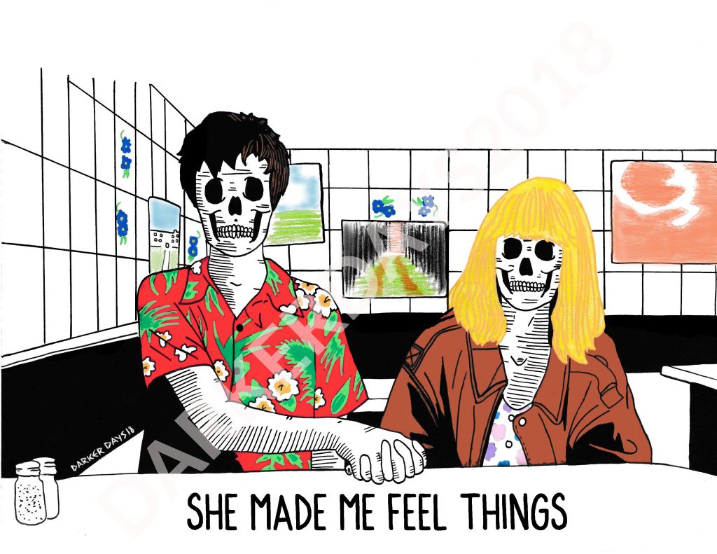 She Made Me Feel Things Print Prints