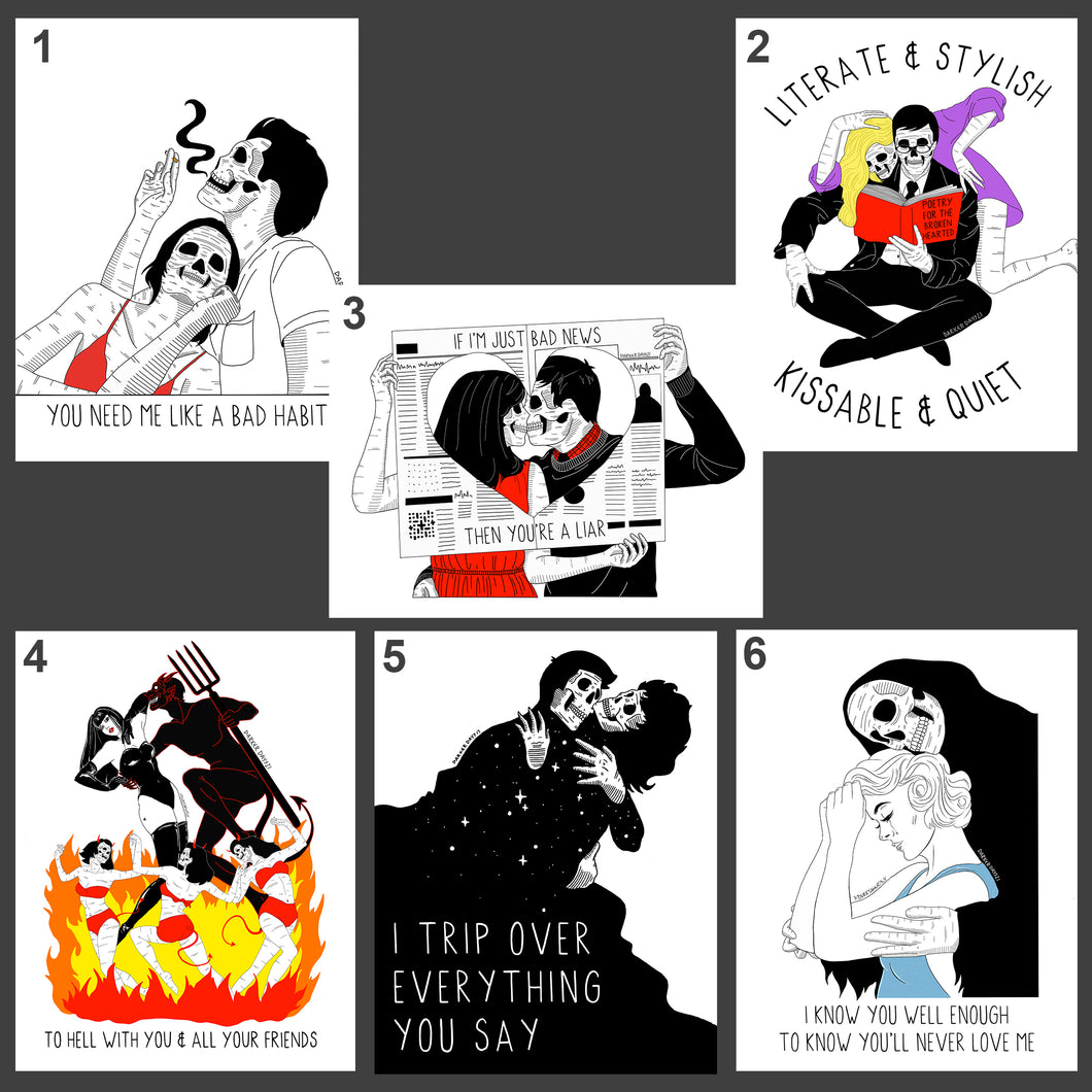 Taking Back Sunday 3pc. Custom Print Package