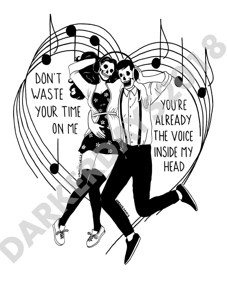 The Voice Inside My Head Print Prints
