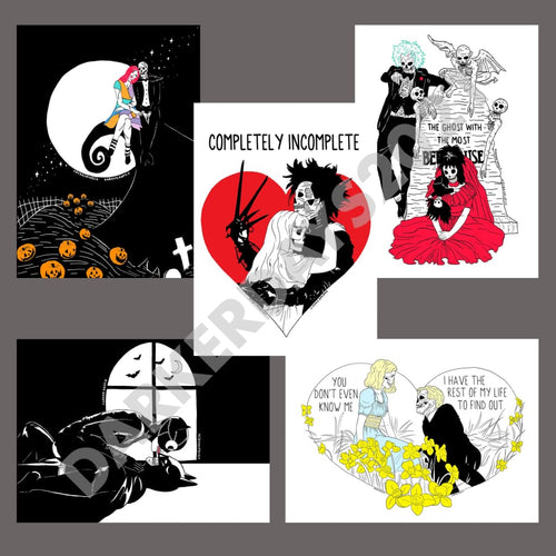 Tim Burton Print Package