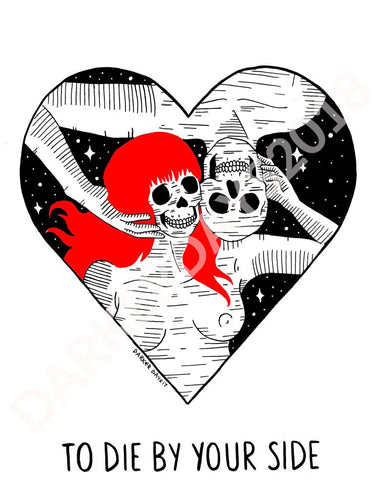 To Die By Your Side Print Throwback Prints